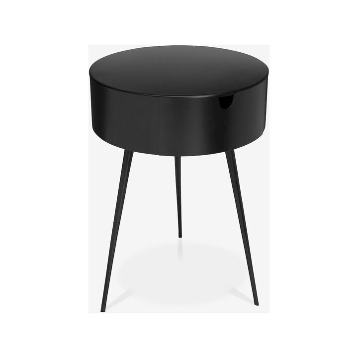 Meridian Furniture Bali Black Night Stand