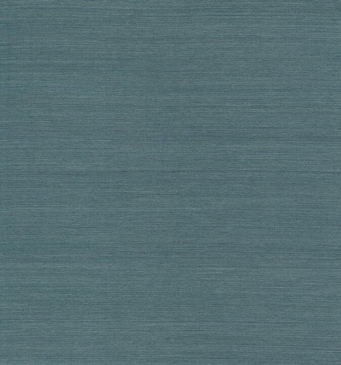 Aiko Blue Sisal Grasscloth Wallpaper
