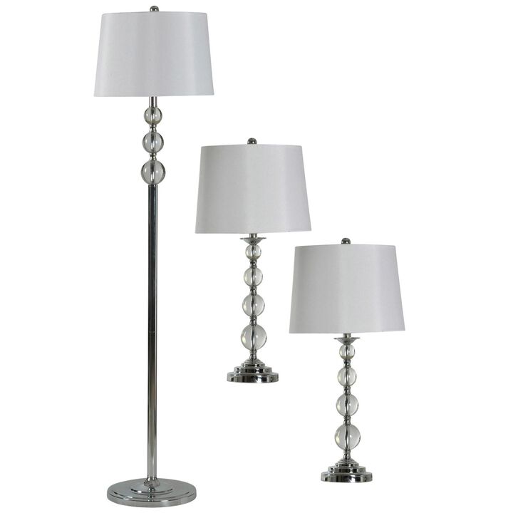 Chairome Table & Floor Lamp (Set of 2)