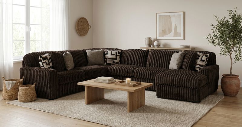 Midnight-Madness 4-Piece Sectional with Chaise image number 1