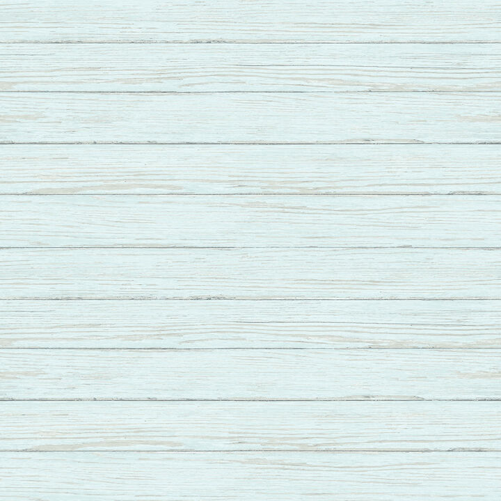Ozma Aqua Wood Plank Wallpaper