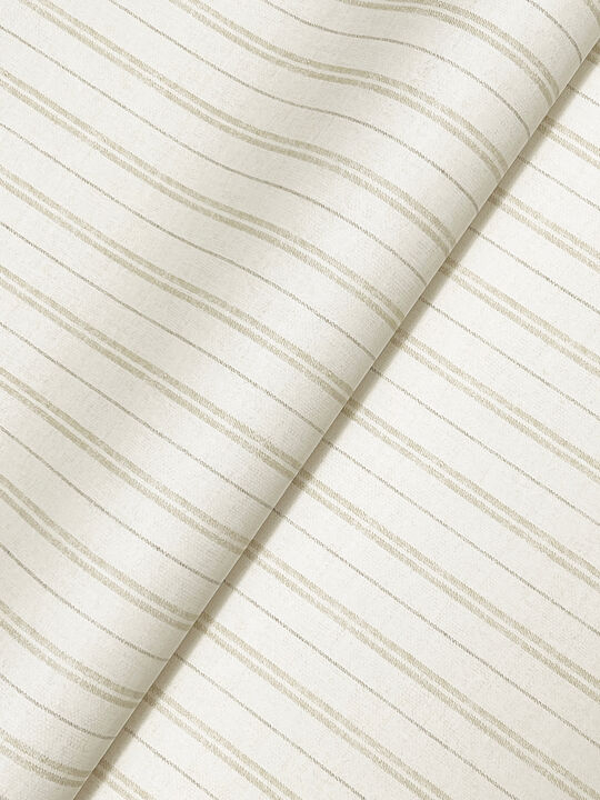 Harville Beige Double Stripe Wallpaper