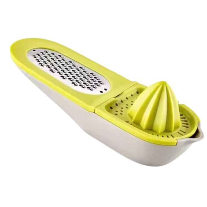 3-in-1 Citrus Juicer & Zester, Lemon Lime Orange Squeezer