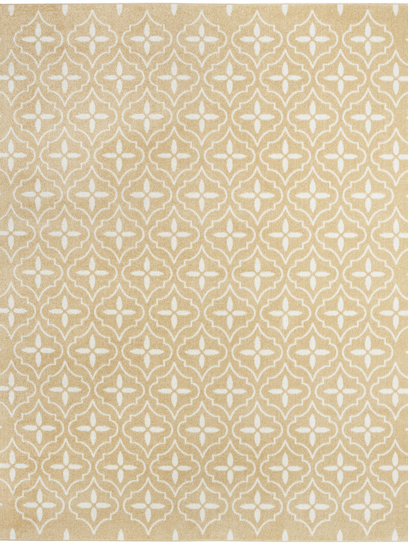 Nourison Essentials NRE04 Beige/Ivory 5' x 7' Rug image number 0