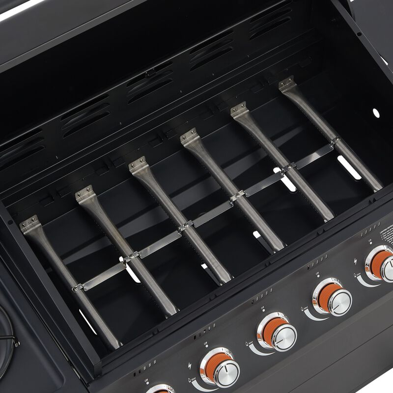Totpib 6-Burner Propane Gas Grill image number 6