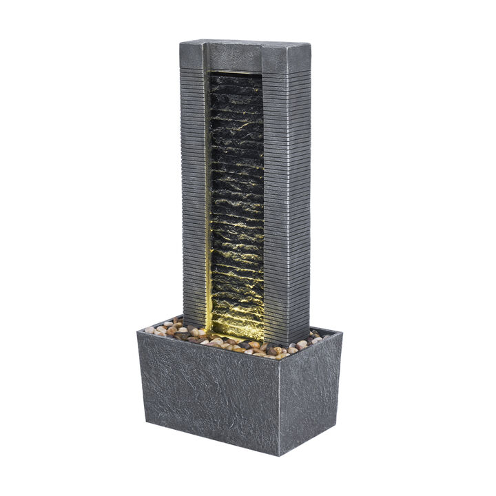 Demeter Waterfall Fountain with LED Lights