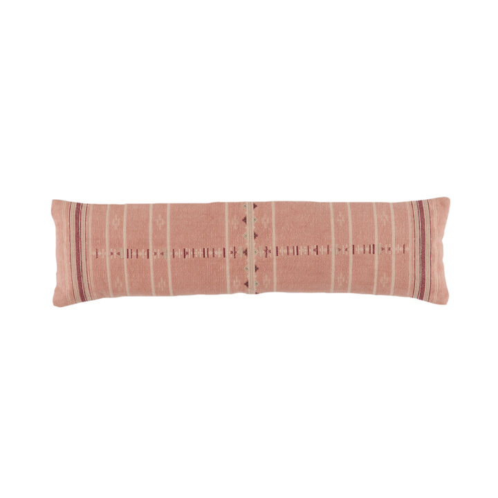 Puebla Misty Rose 13"X48" Lumbar Down Pillow