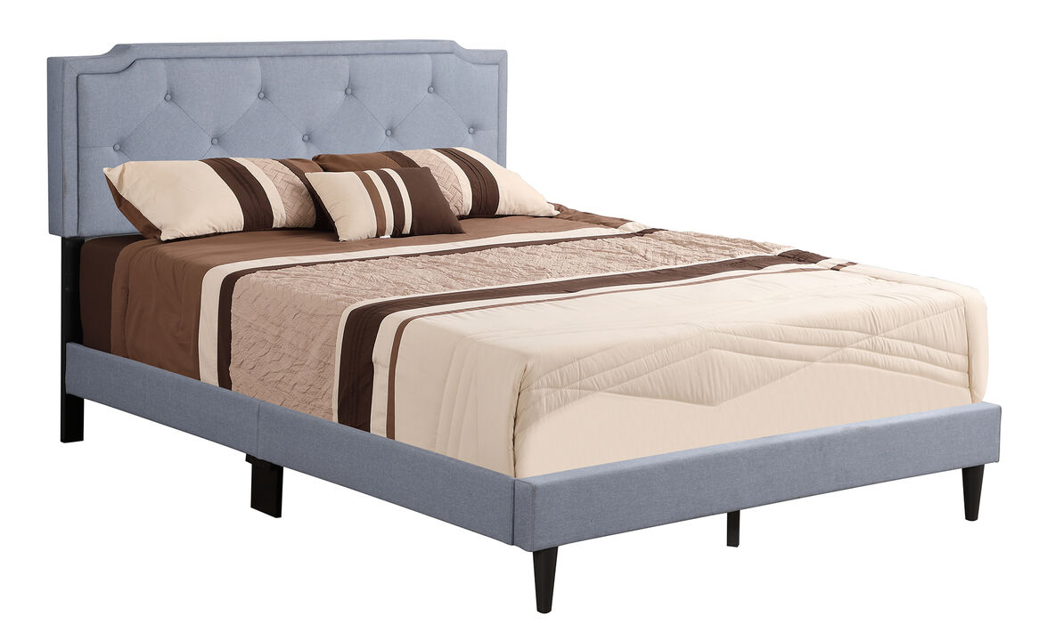 Deb Jewel Tufted Full Panel Bed