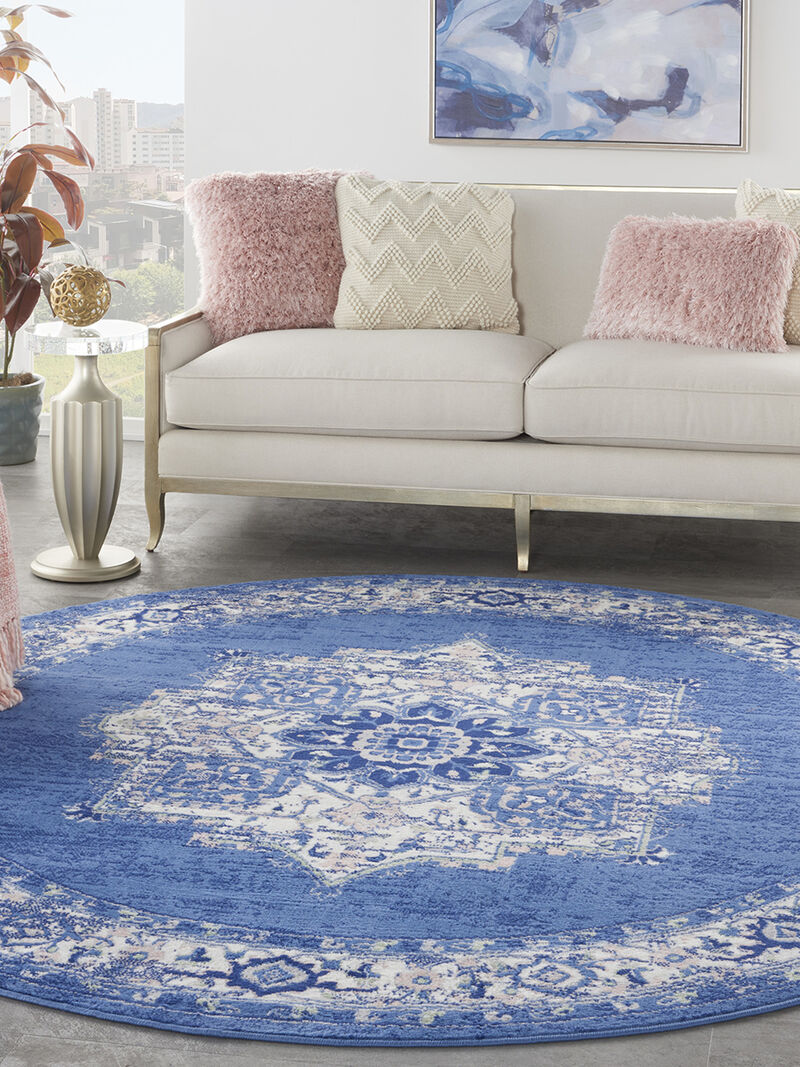 Whimsicle WHS03 Navy 8'4" x 11'6" Rug image number 6