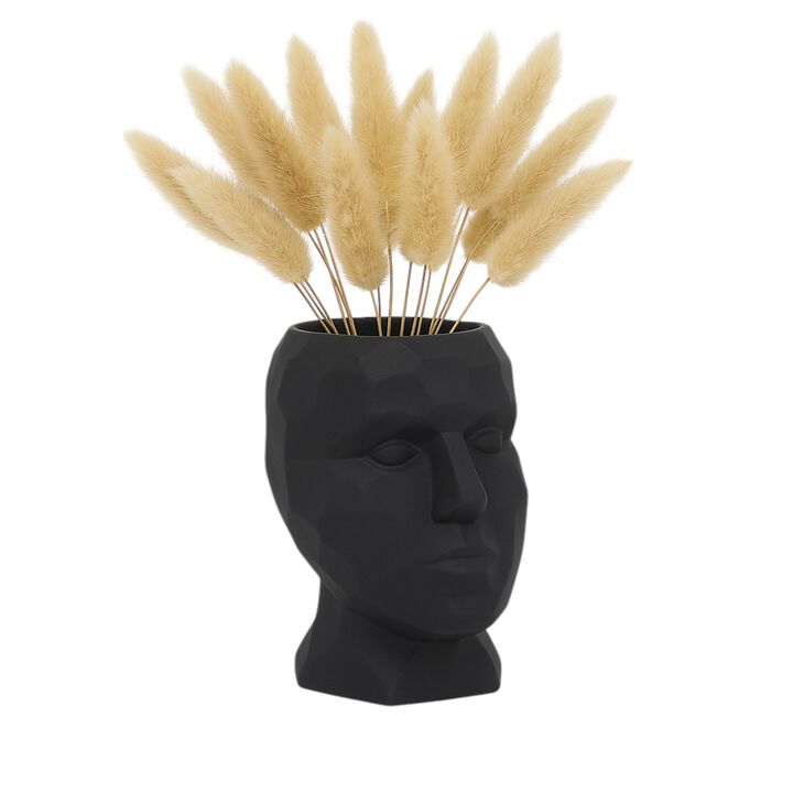 Cloverton Black Face Vase