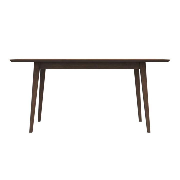 Ashcroft Furniture Co Levi Modern Style Solid Wood Rectangular Dining Kitchen Table