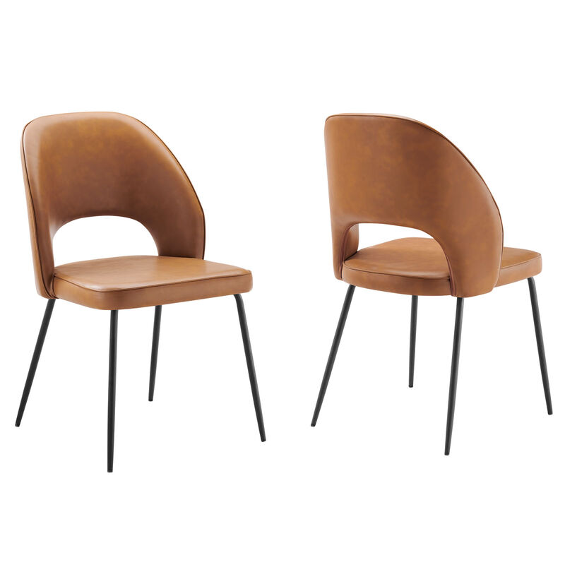 Nico Vegan Leather Dining Chair Set of 2 image number 0