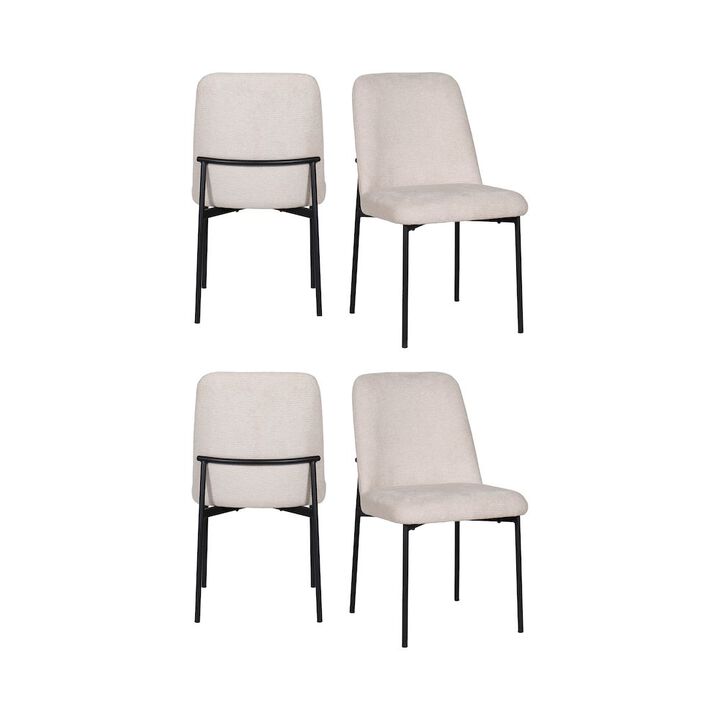 New Classic Furniture Erik Fabric Upholstered Dining Chair (Set of 4)
