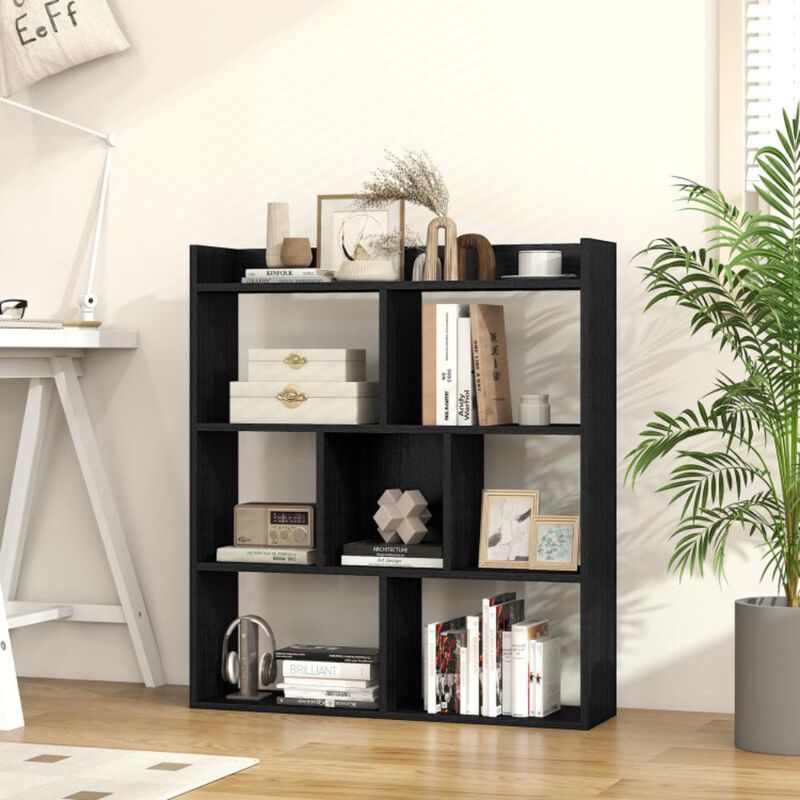 Hivvago 7 Cubes Open-back Bookshelf with Anti-Toppling Devices
