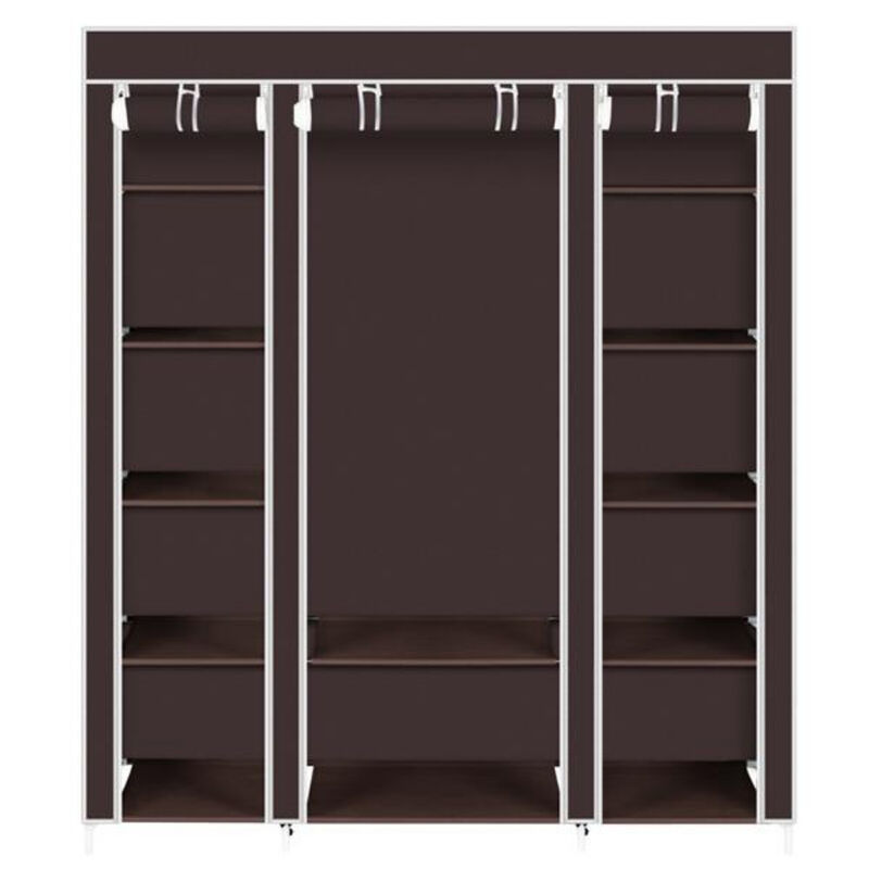 Wardrobe Storage Organizer with Non-Woven Fabric and Sturdy Frame image number 1