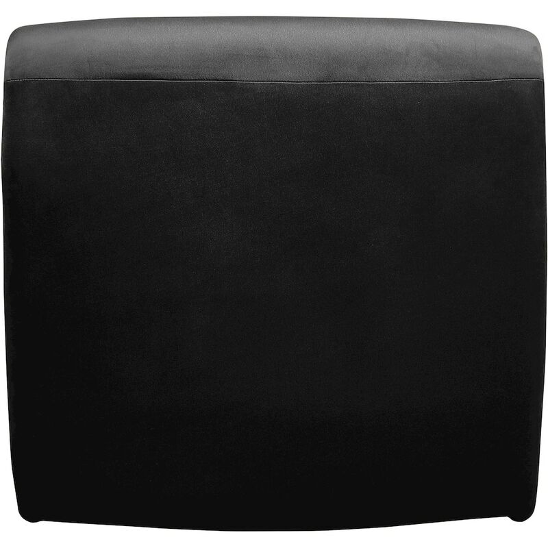 Meridian Furniture Nouveau Black Velvet Accent Chair