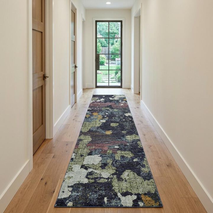HomeRoots Abstract Runner Rug
