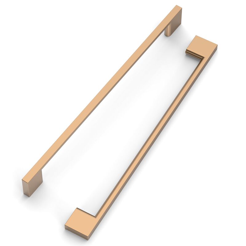 FILTA 10 Pack 8.8 Inch(224mm) Hole Centers Champagne Bronze Cabinet Pulls,Stylish Champagne Cabinet Pulls Zinc Alloy Cabinet Har