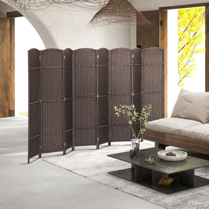 Hivvago Folding Room Partition with 8 Panels for Privacy
