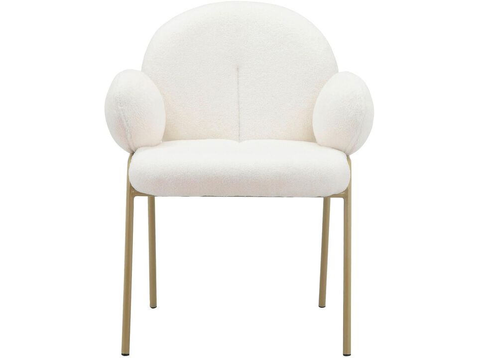 Sanna Dining Chairs with Gold Legs