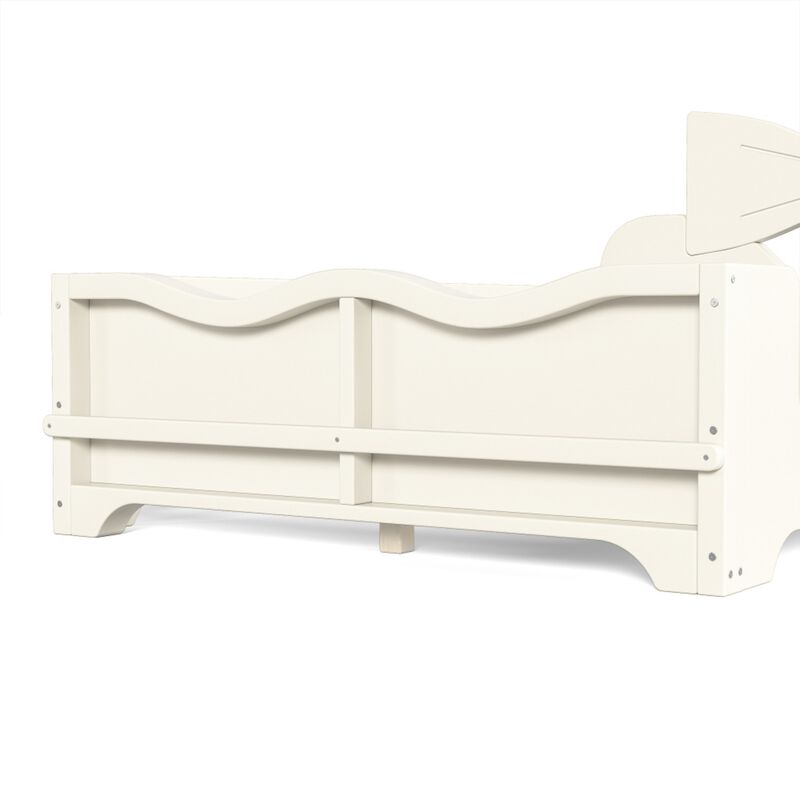 Cugwob Bowknot‑Cutout Kids Low Platform Bed image number 5