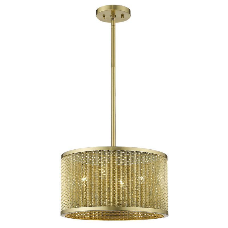 Hivvago Basetti 4-Light Gold Convertible Pendant