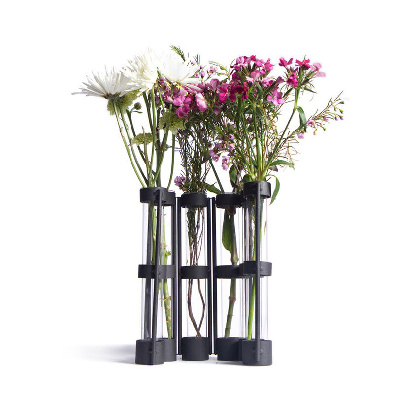 Six-Tube Hinged Vases on Rings Stands