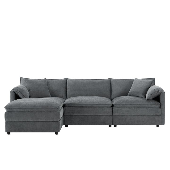 Cepbis L-Shaped Modular Cloud Sectional Sofa