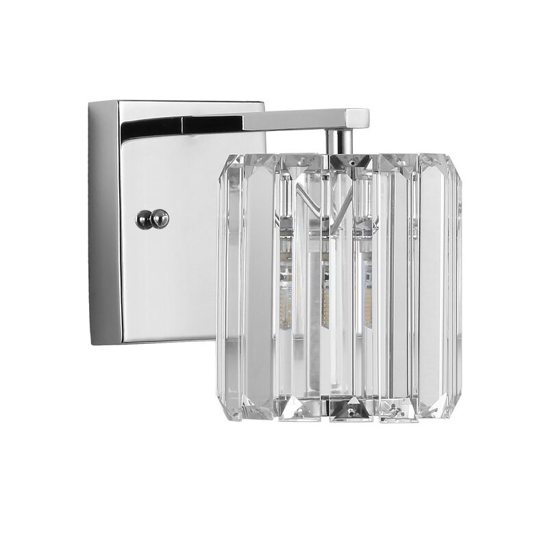 Coco Prism Vintage Metal/Glass Classic Glam LED Vanity Light