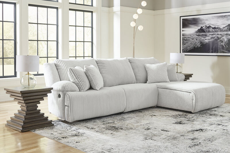 Top Tier 3-Piece Reclining Sectional Sofa Chaise image number 1