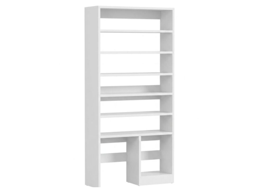 Entryway Shoe Storage Bench White Cabinet Hidden 8 Tiers Standing