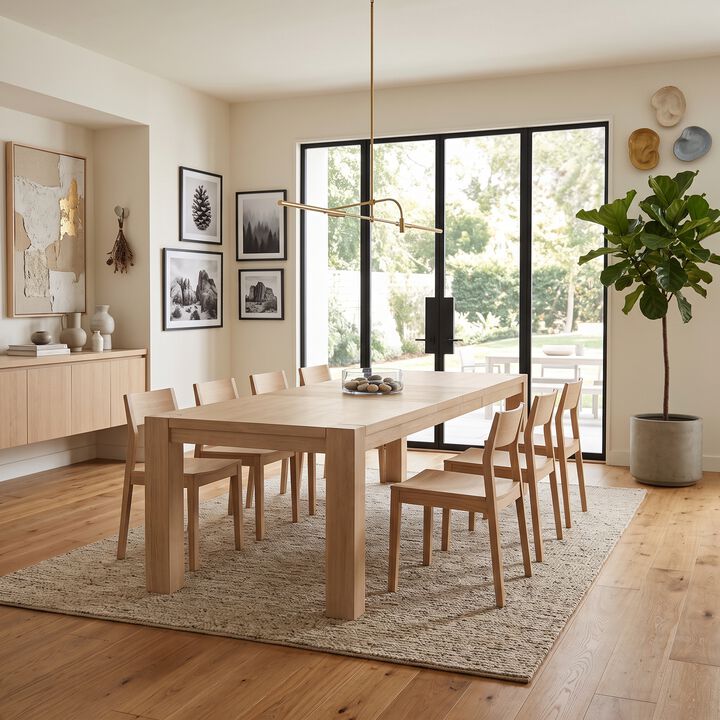 Adler Extension Dining Table Light Honey Oak