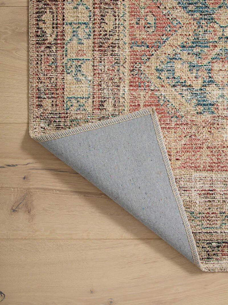 Aubrey AUB03 Ocean/Spice 18" x 18" Sample Rug