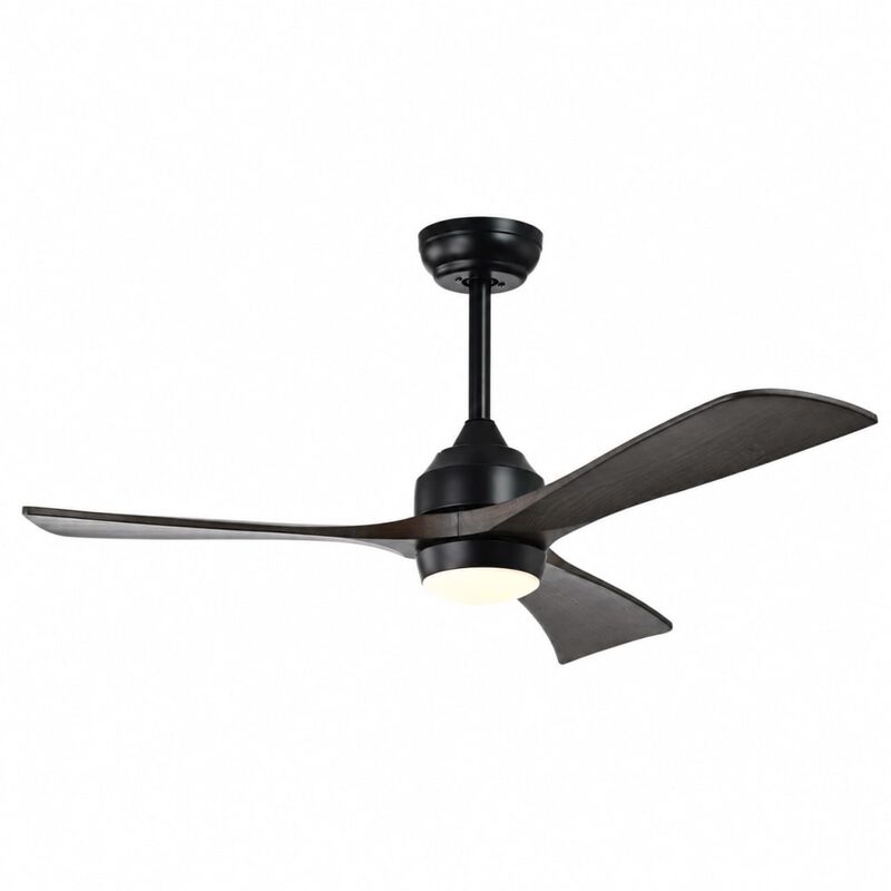 ELEMENT ACE Set of 1 52 inch reversible ceiling fan with remote control, quiet DC motor 3-blade ceiling fan with light for patio, living room, bedroom, office indoor use image number 0