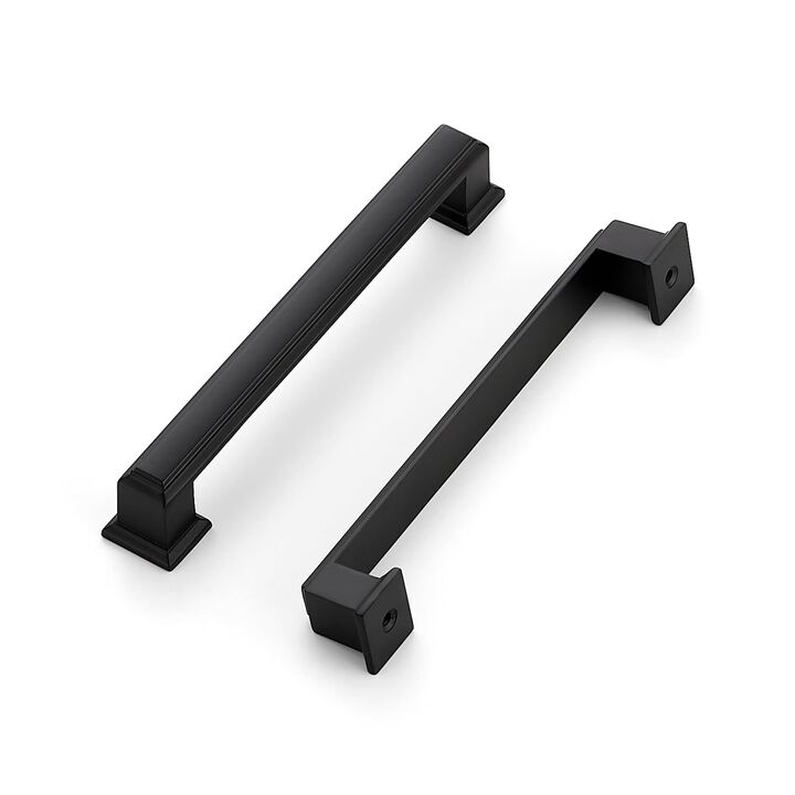 1 Pack Kitchen Cabinet Pulls Square Drawer Pulls 5 Inch Hole Center Cabinet Handles Matte Black Drawer Pulls Kitchen Cabinet Har