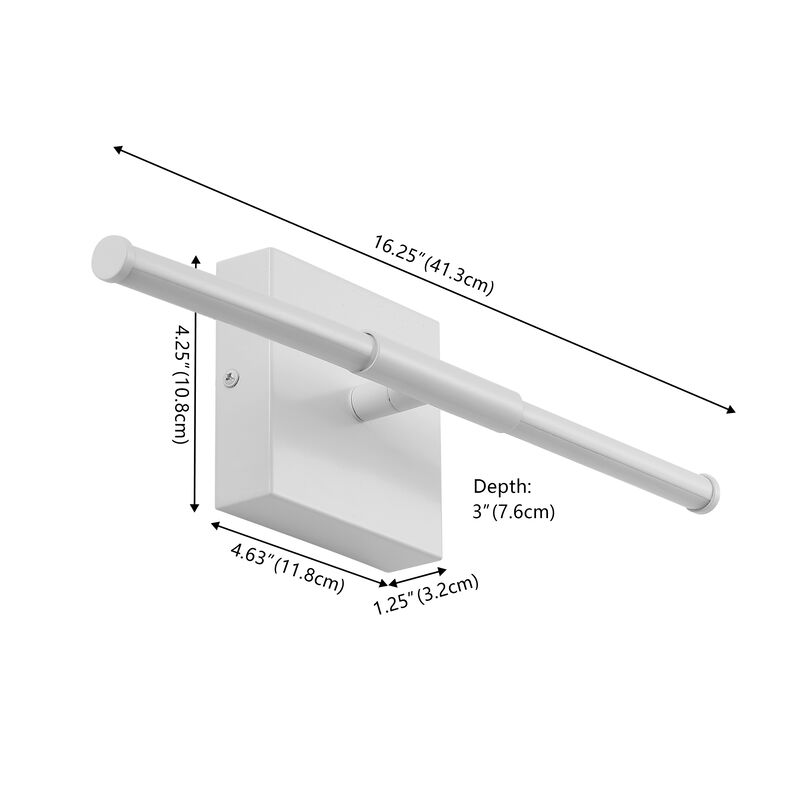 Makena Dimmable Integrated LED Metal Wall Sconce