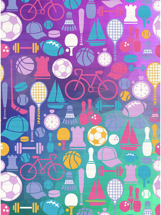 Imagination IMA07 Purple 4' x 6' Rug