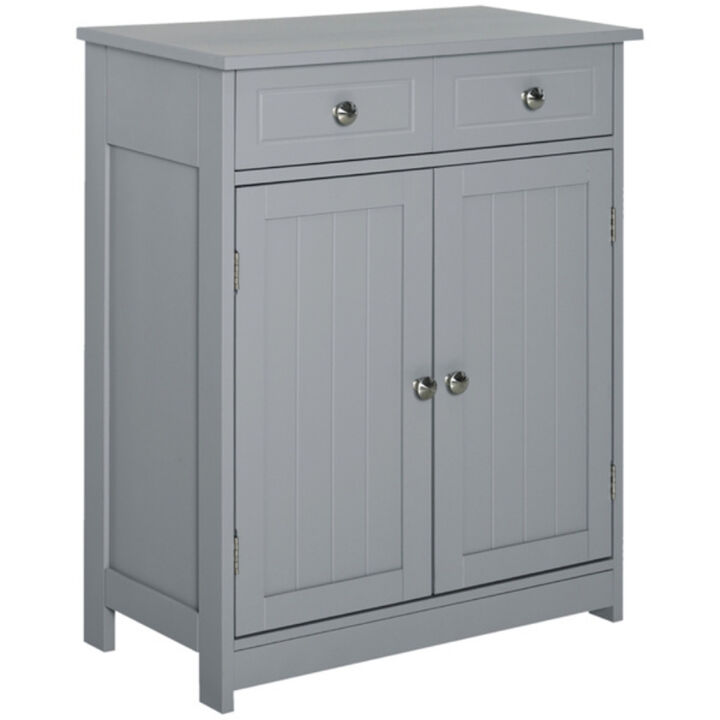 Bathroom Storage Cabinet with Shelves and Doors for Organized Space