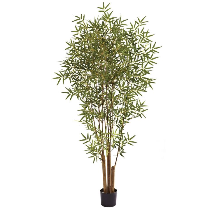 Nearly Natural 6-ft Japanese Bamboo Tree x 6 w/1920 Lvs