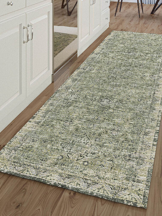 Tuscany TU12 Green 2'6" x 10' Rug