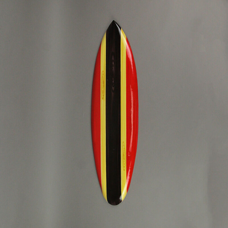 Set of 3 Wooden Striped Surfboard Wall Hangings 32 Inches Long image number 3
