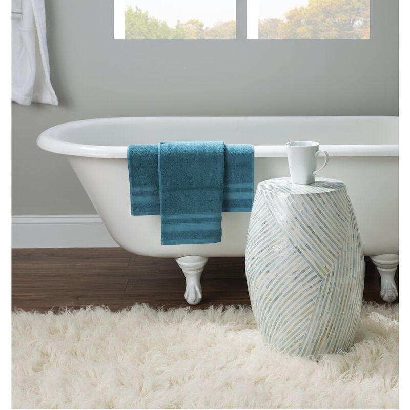 Linon Prianna Mosaic Capiz  Drum Table image number 2