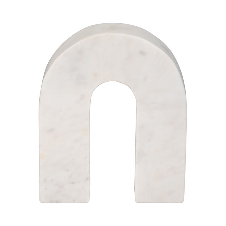 Marble Horseshoe Tabletop Deco