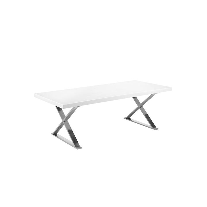 Pangea Home Alexa Dining Table White