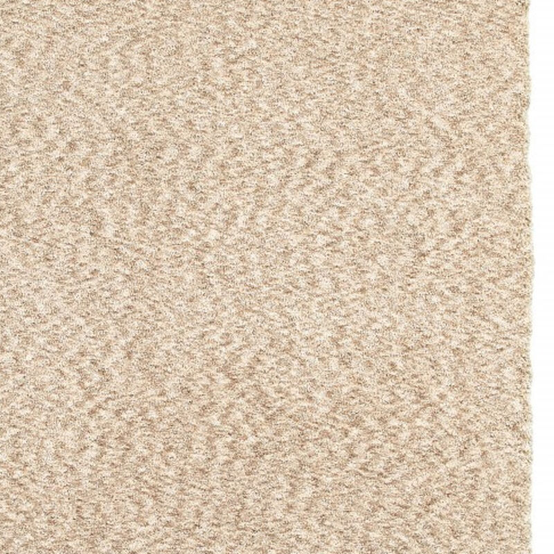 HomeRoots 3' X 5' Beige Shag Hand Tufted Area Rug image number 3