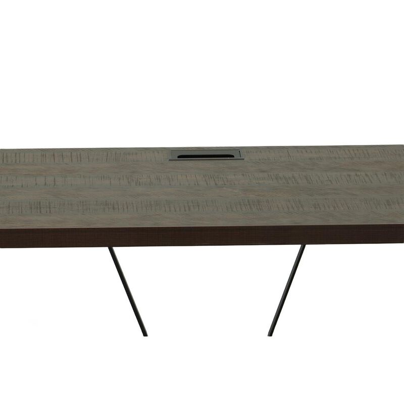 Carolina Living Kendall Computer Desk - Elm/Black