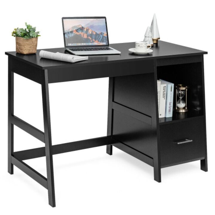 Modern Home Computer Desk with 2 Storage Drawers