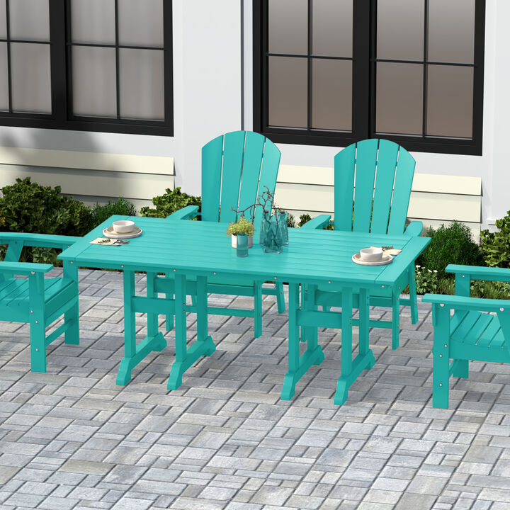 WestinTrends 71" Outdoor Patio Dining Table