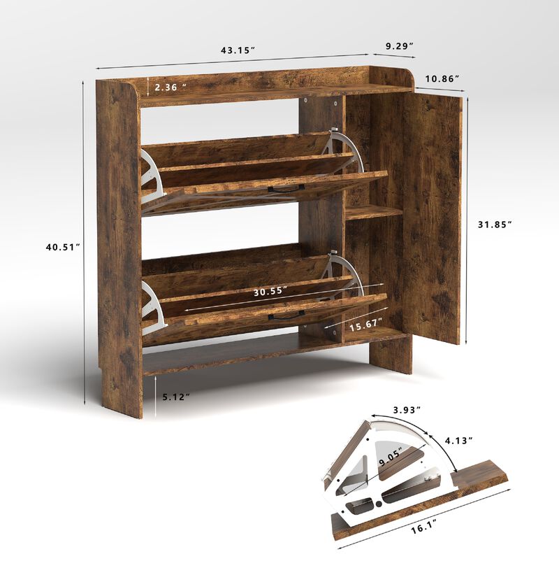 TATEUS Shoe Cabinet image number 8