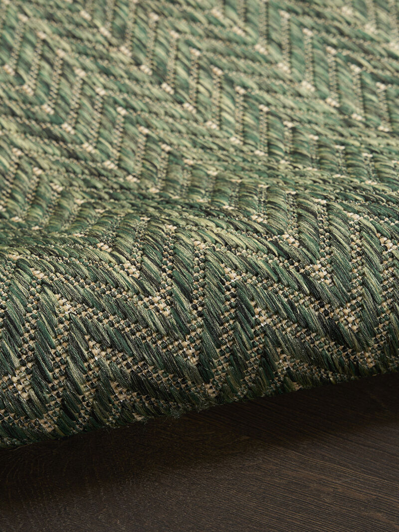 Horizon Indoor/Outdoor HOZ02 Green 2' x 6' Rug
